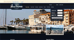 Desktop Screenshot of hotelthomas.fr